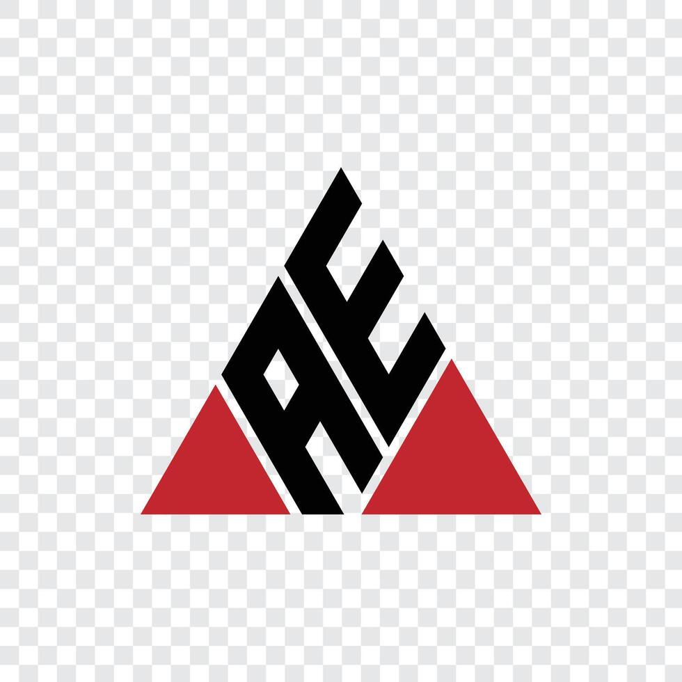 105 a logo alphabet word letter triangle geometric educational a e vector