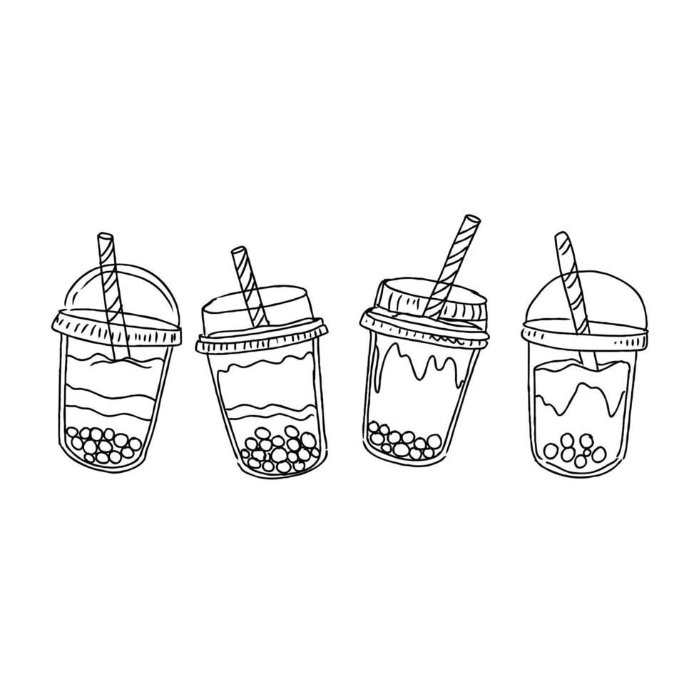 Bubble tea illustration illustration vector