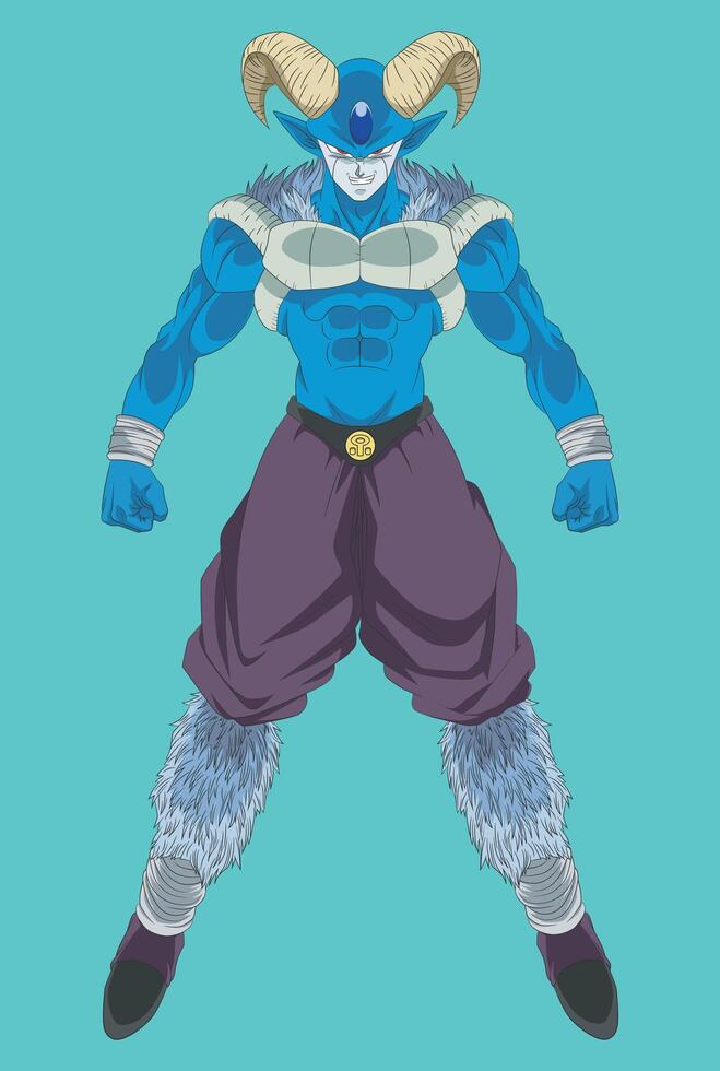 Moro absorbs Merus 2D full character illustration vector