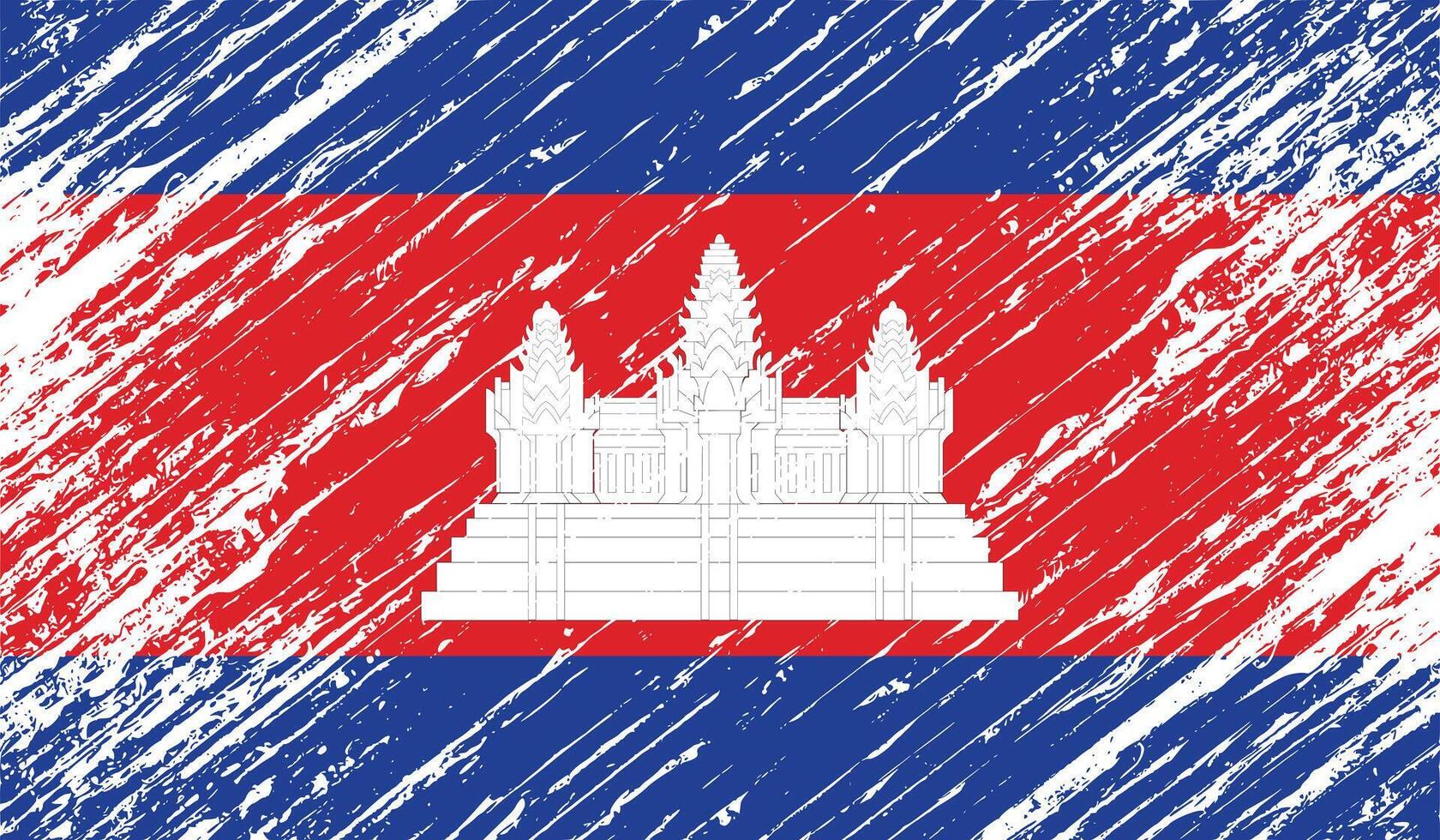 the flag of cambodia vector