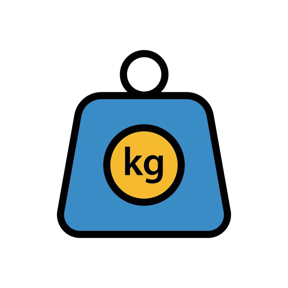 a weight scale icon on a white background vector