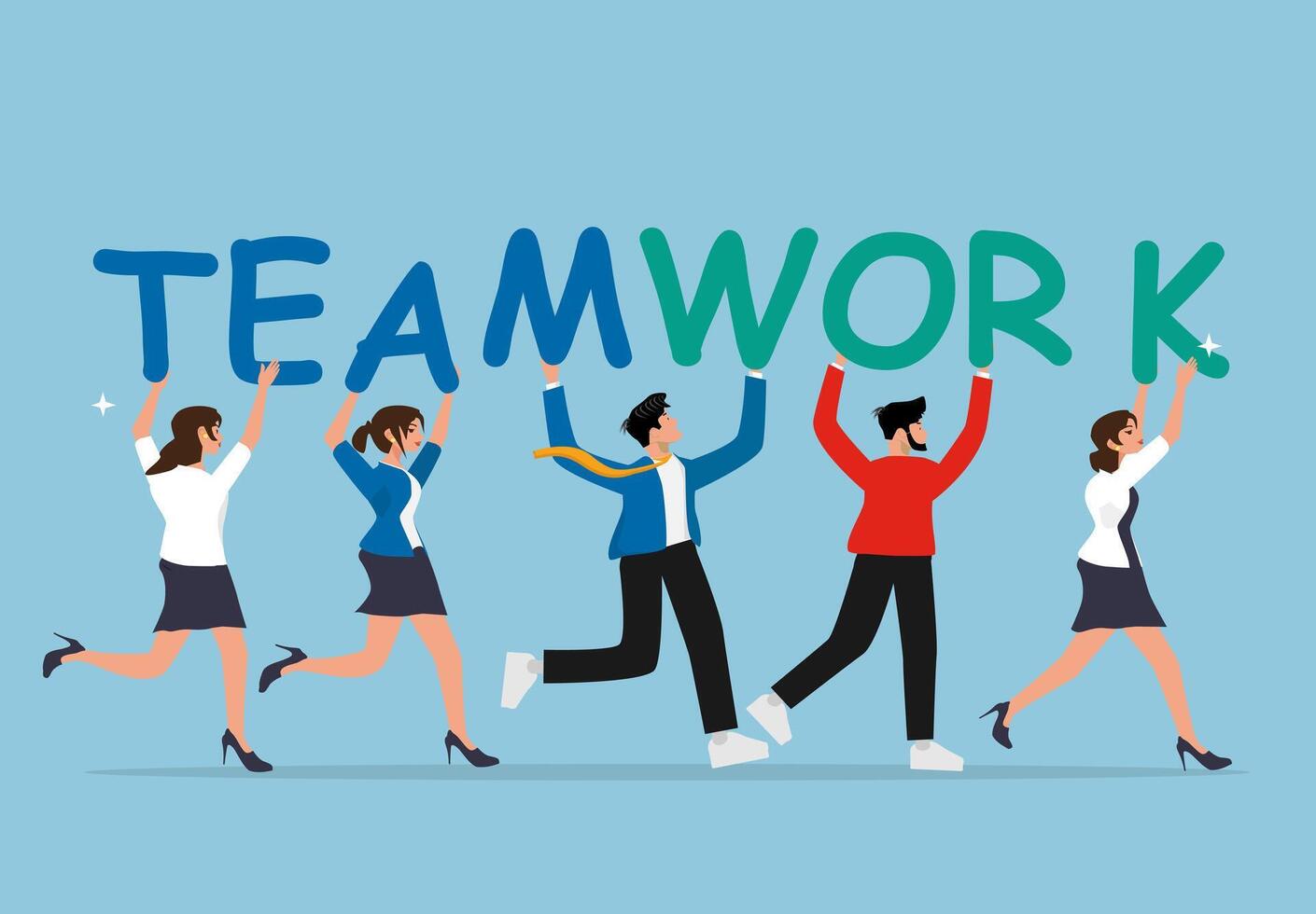teamwork concept illustration vector