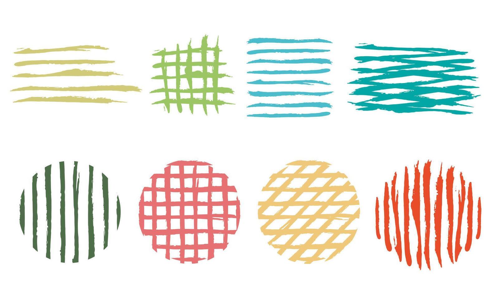 Set of isolated grunge design elements. Dry paint stains brush stroke backgrounds set. Dirty artistic elements illustration. Paintbrush grunge stamp. For text, label backgrounds, logo, stickers. vector