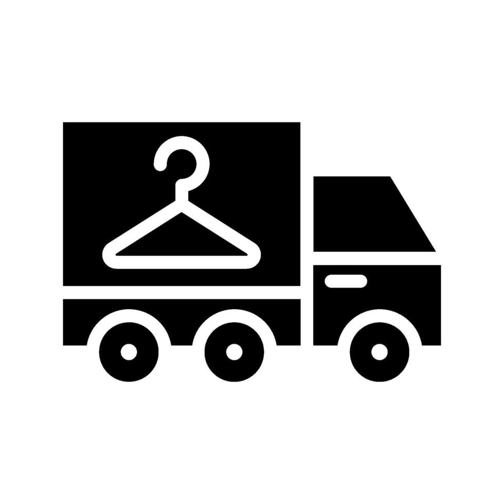 Laundry service delivery icon vector