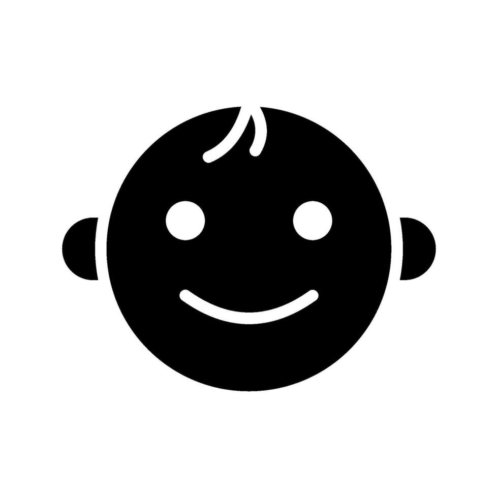 Baby boy icon, vector