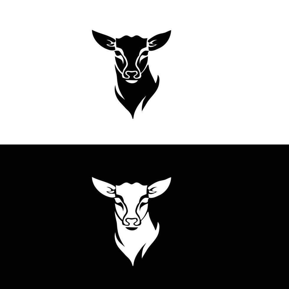 head of a wolf logo design vector