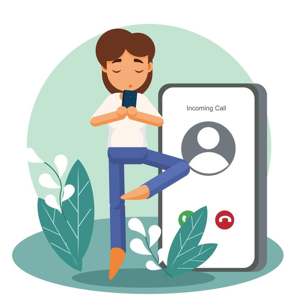 Social Media Overload Managing Digital Anxiety vector