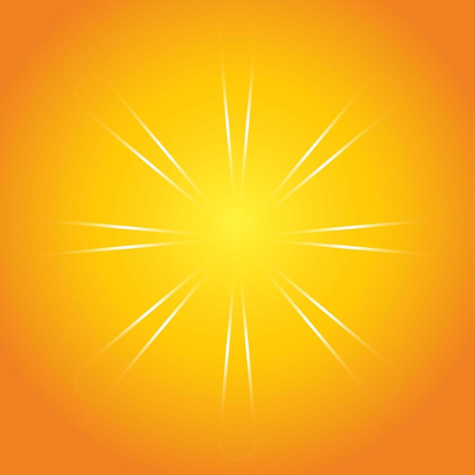 light beem transparency on orange background vector