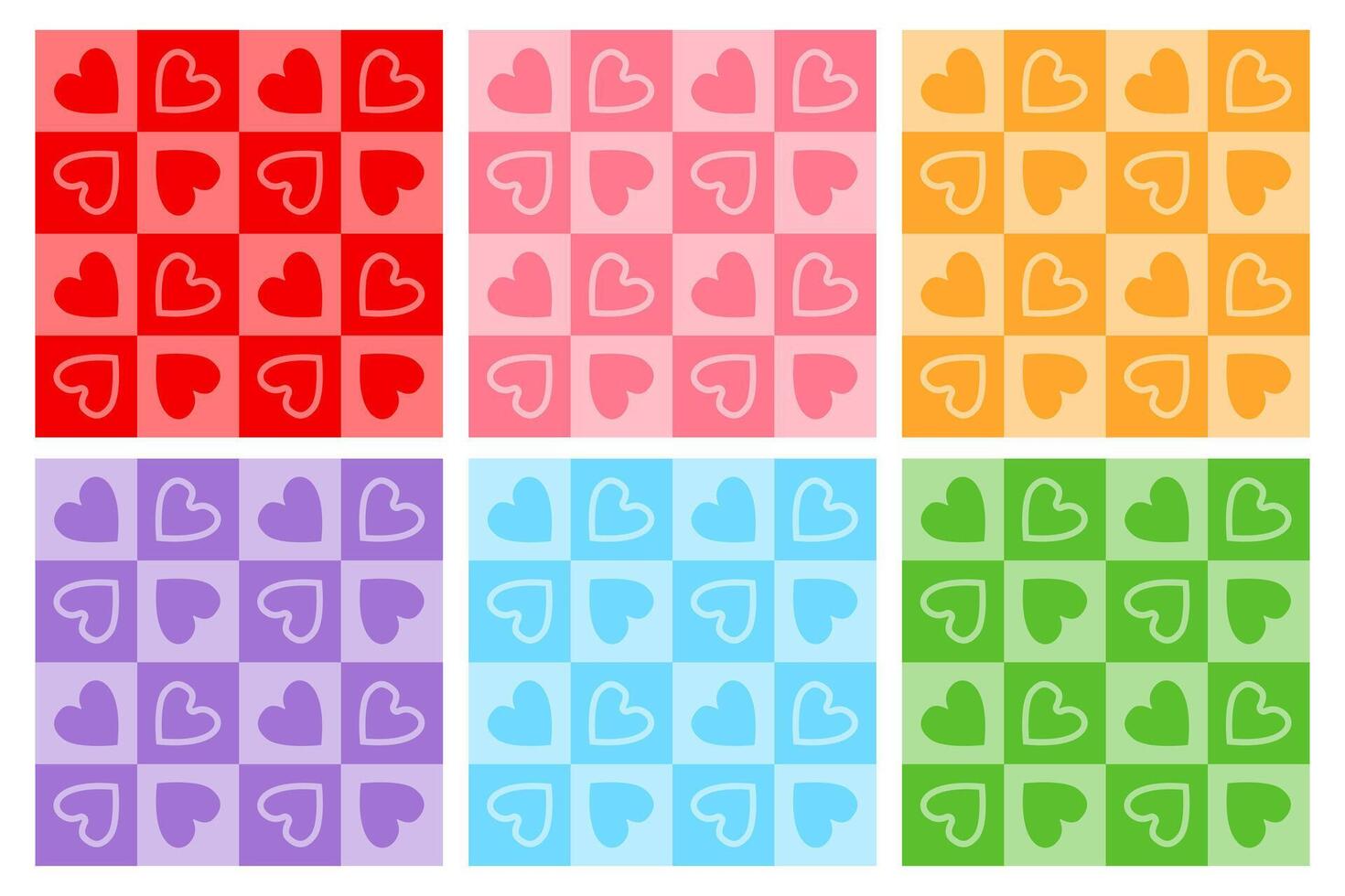 Love Heart shape Colorful Pattern, Heart Pastel for Background, Cute Romantic Hearts Wallpaper Print, Valentine's Day Holiday Backdrop Heart Texture, Romantic Wedding Design vector