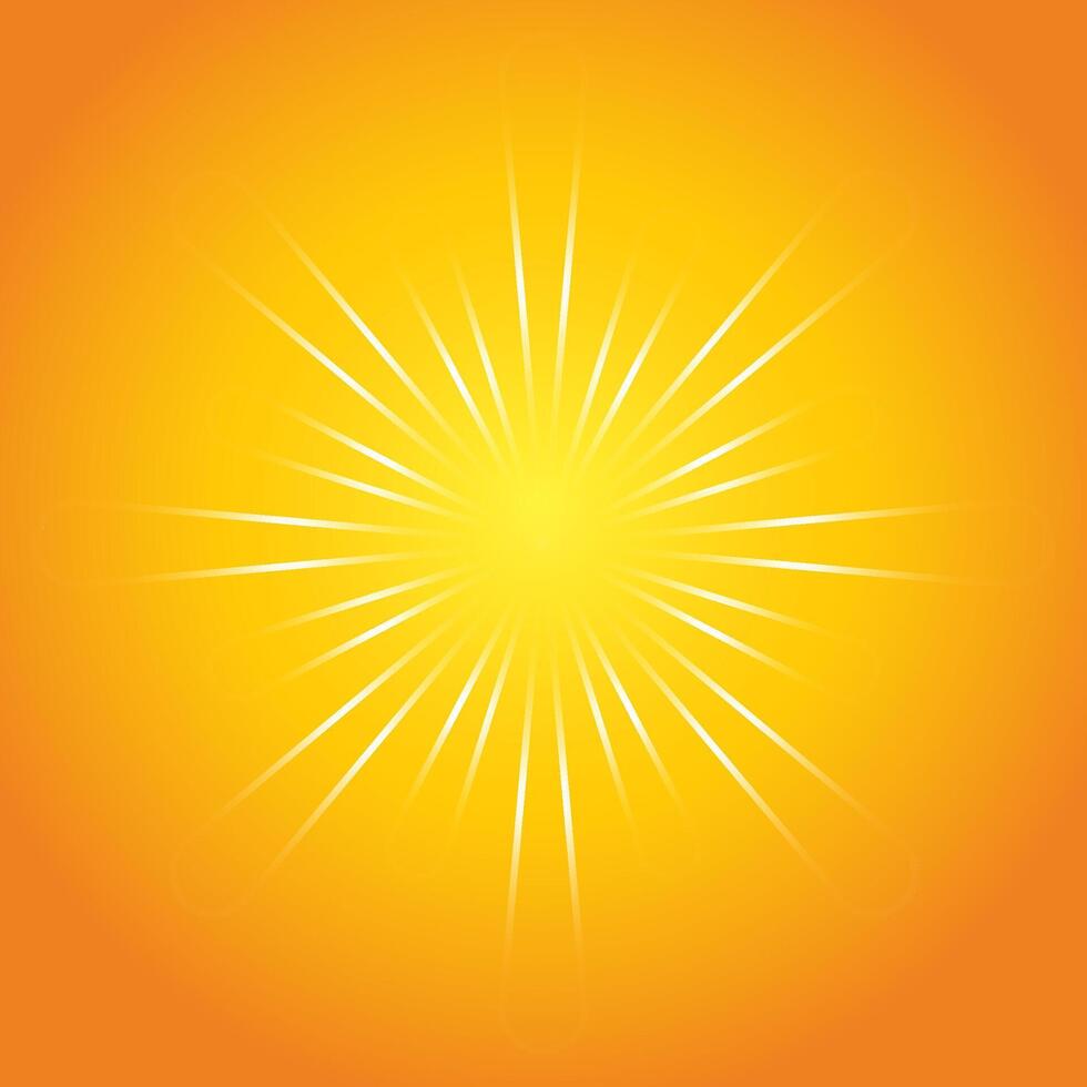 star light beem transparency on orange background vector