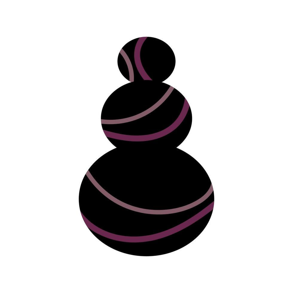 spa stones icon, balance icon, relaxation symbol vector