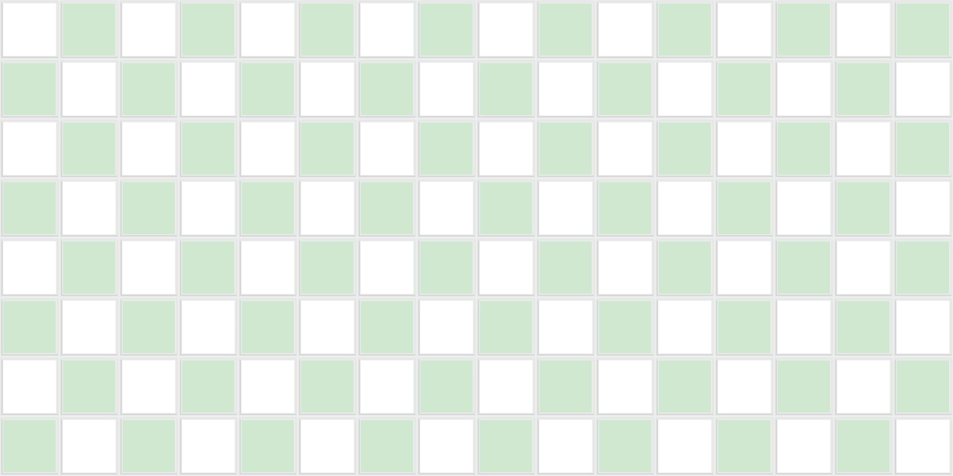ceramic tiles, mosaic chess pattern, tiles white green for background vector