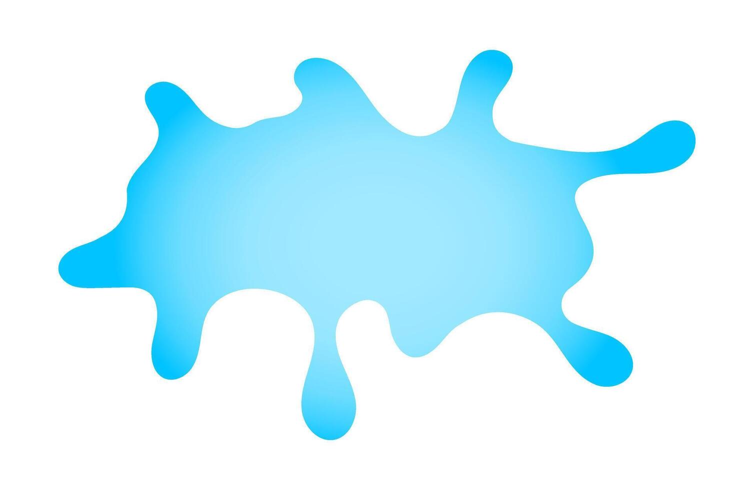 water splash, water waves symbol, water flow for graphic, water fluid shape vector