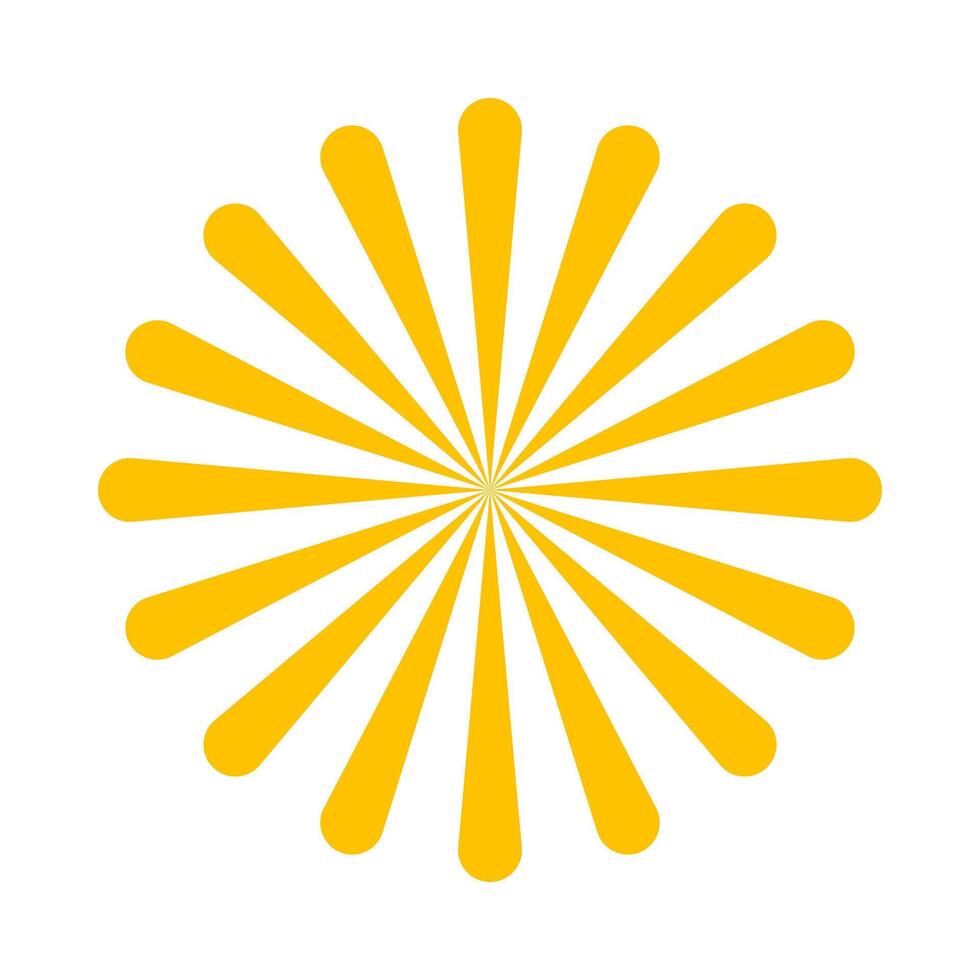 light beam, sun shine, sunlight graphic symbol vector