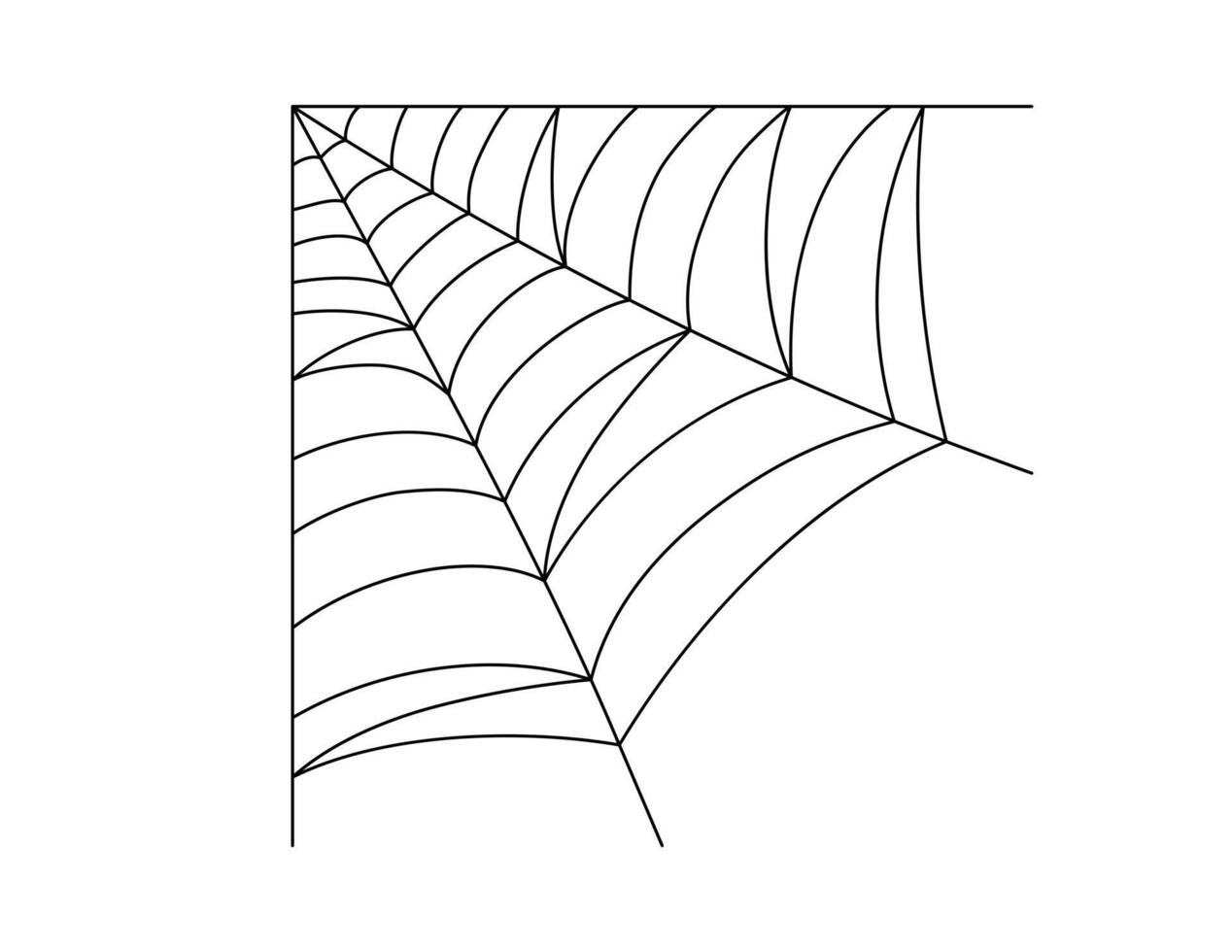 spider web for halloween illustration vector
