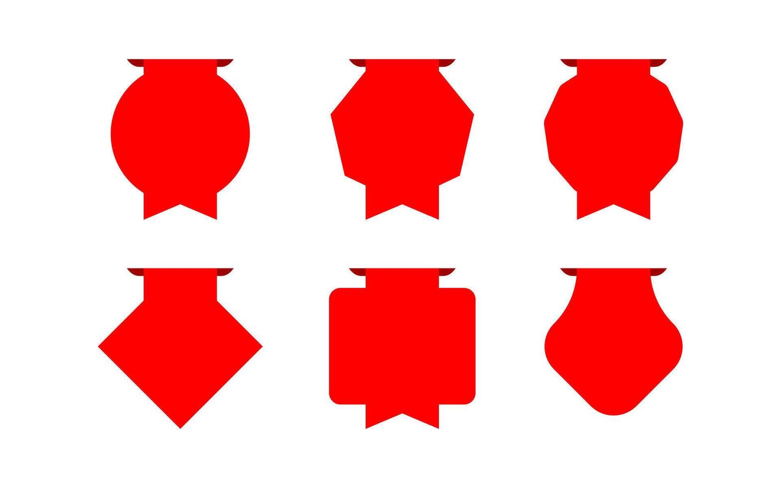 label sale icon set, corner sticker tag for sale and promotion vector