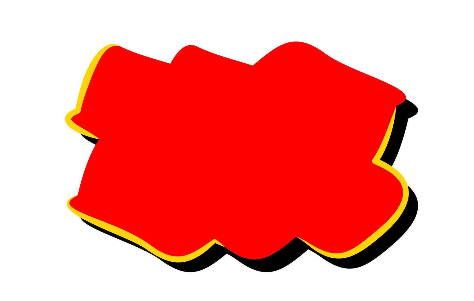 red label simple shape, for sale and promotion vector