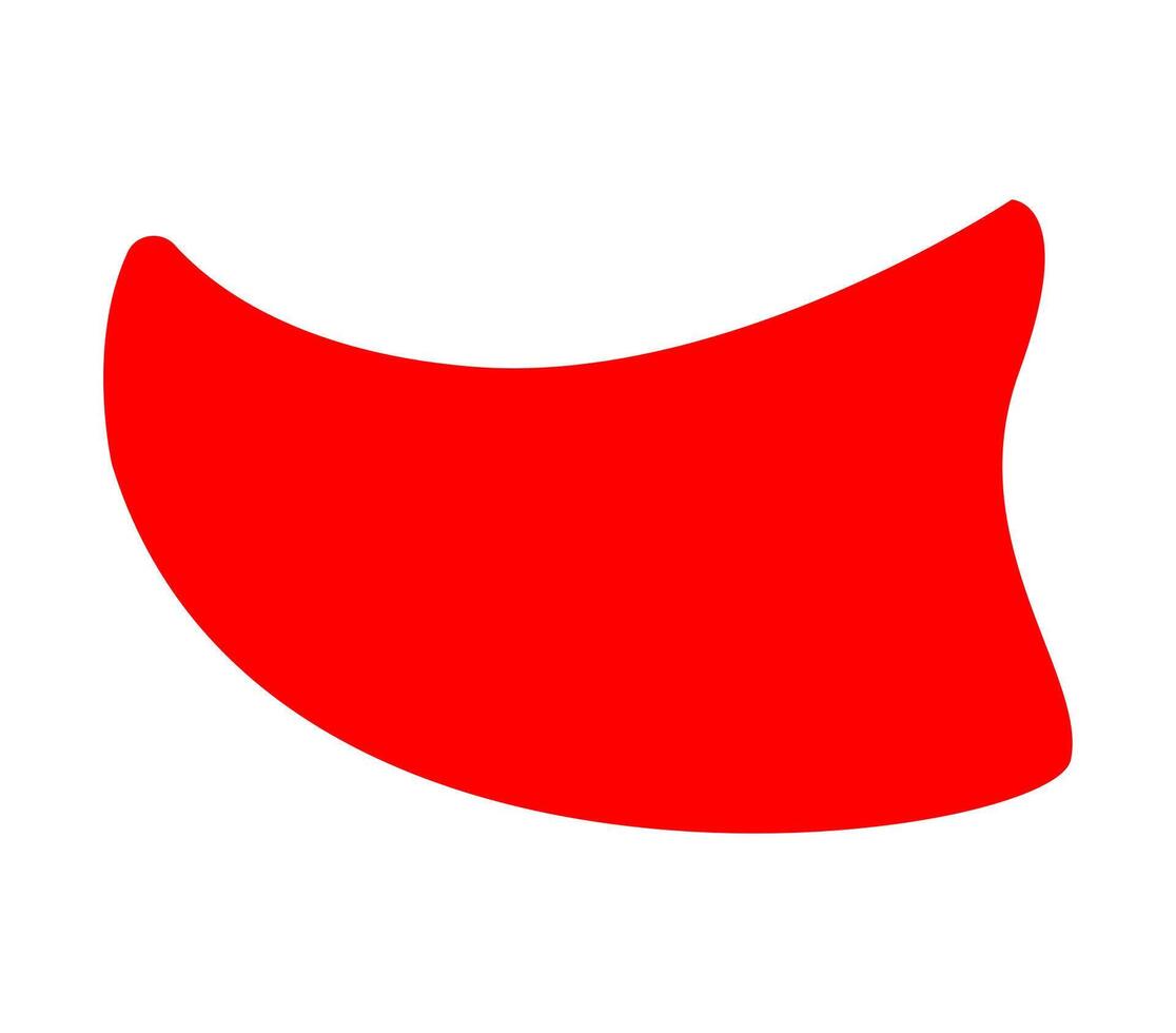 red label sale freeform shape, corner sticker tag for sale and promotion vector
