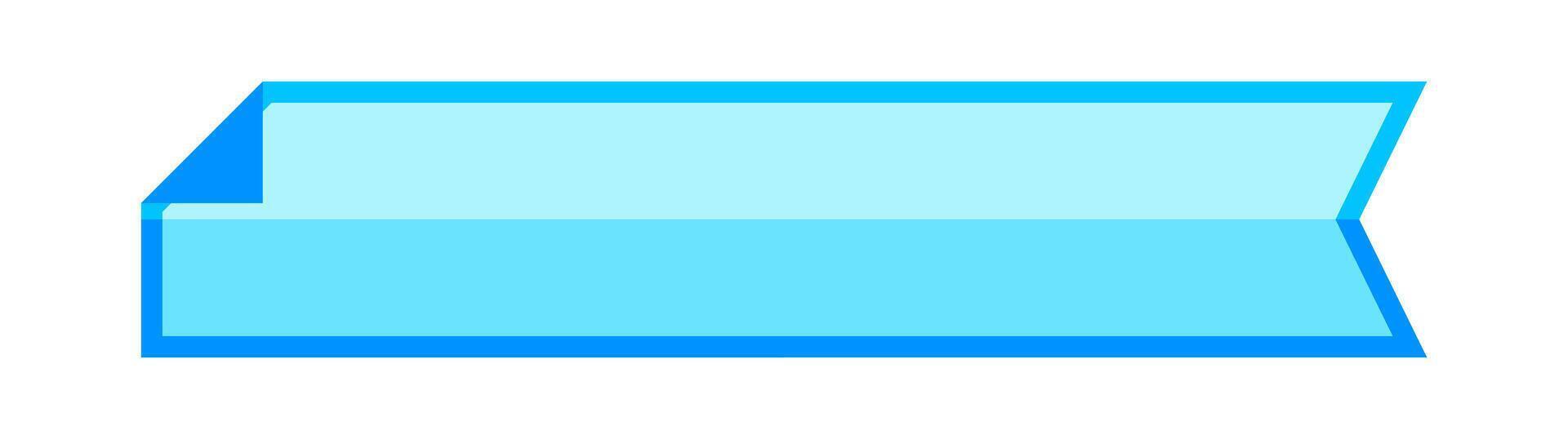 label frame simple, blue label tag rectangular for text frame vector