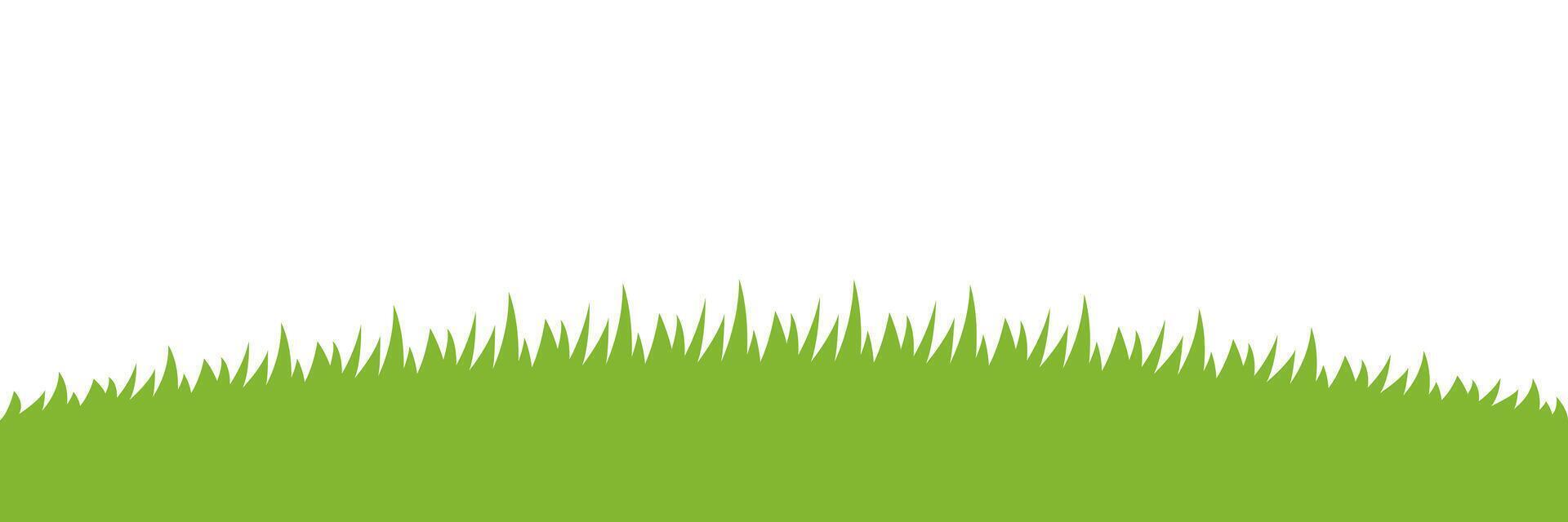 grass simple, green meadow, grassland field, lawn vector