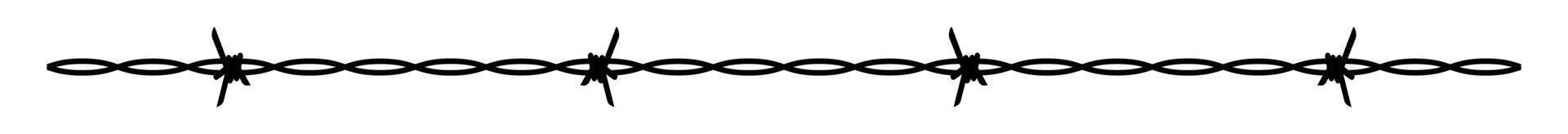 barb wire silhouette, barbwire border, strands of barb wire chain, barb wire pattern, fence barb, barbed wire vector
