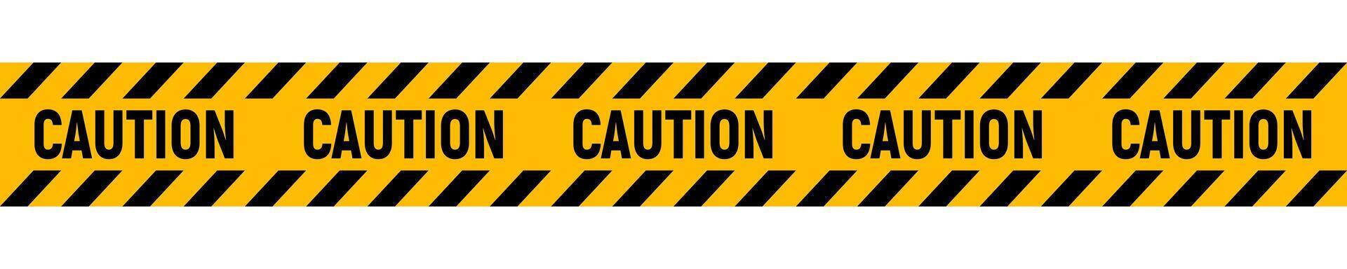 warning tape, caution tape, caution sign vector
