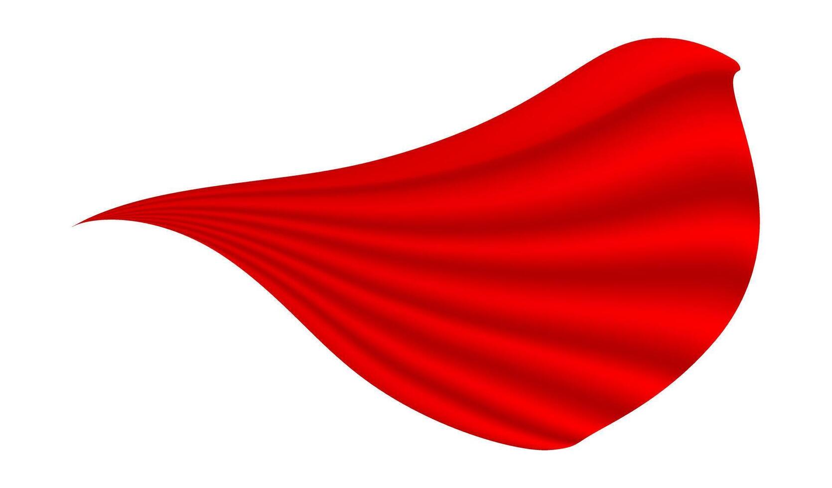 scarlet curtain, red drapery, tablecloth vector