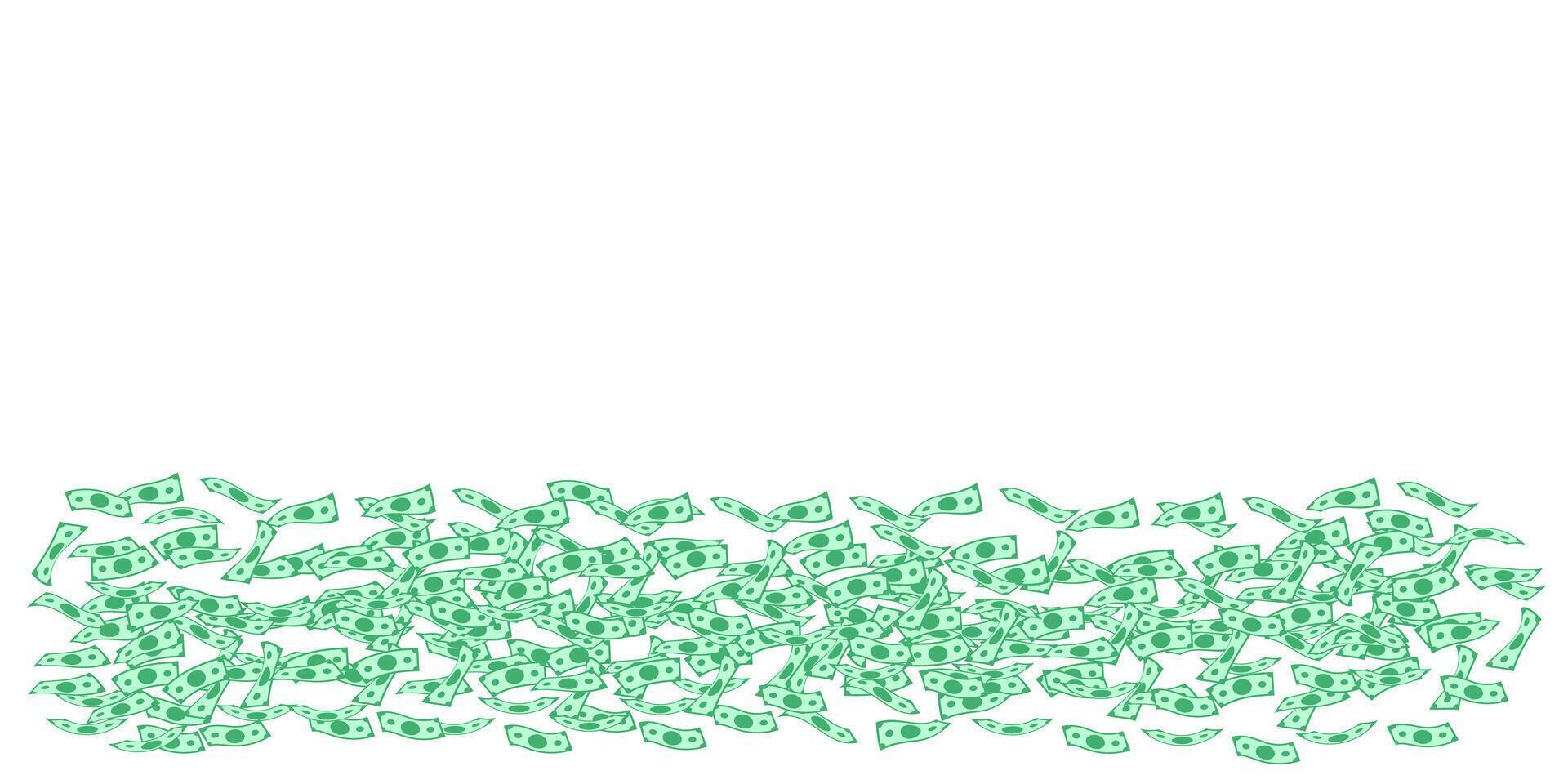 falling banknote money, scatter dollar, money bill vector