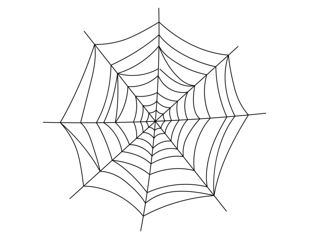 spider web illustration, spiderweb for halloween vector