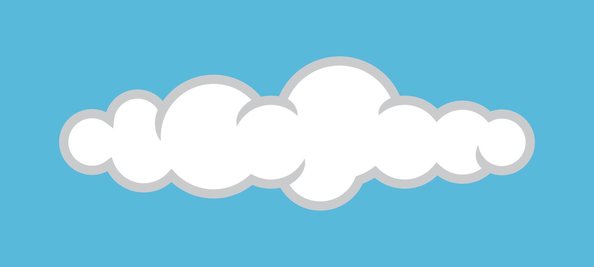 cloud white, clouds cartoon, cloud simple vector