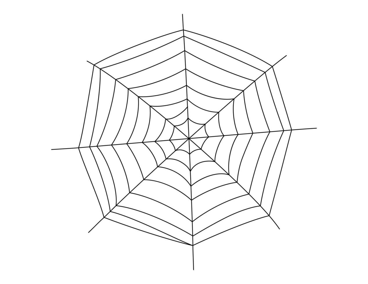 spider web, spiderweb for halloween silhouette illustration vector