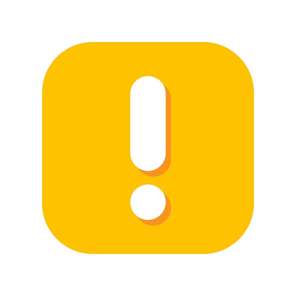 exclamation sign, checklist icon sign vector