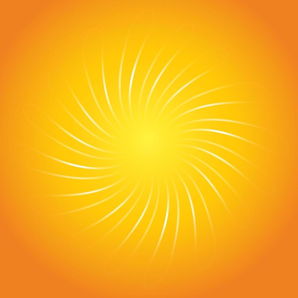 light beem transparency on orange color background vector