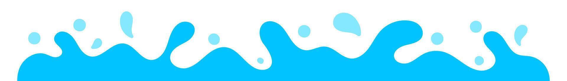 wave water ripple flow, ocean graphic stripe, water splash shape, sea wave line shape, ripple symbol vector
