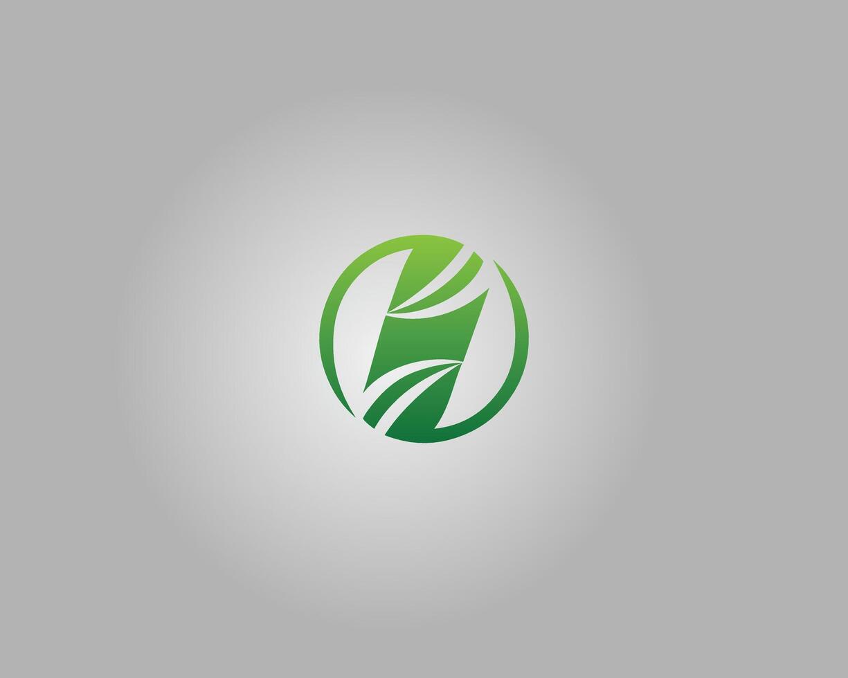 Green capsule surrounded by leaves, Nature and health symbol logo design concept template. vector