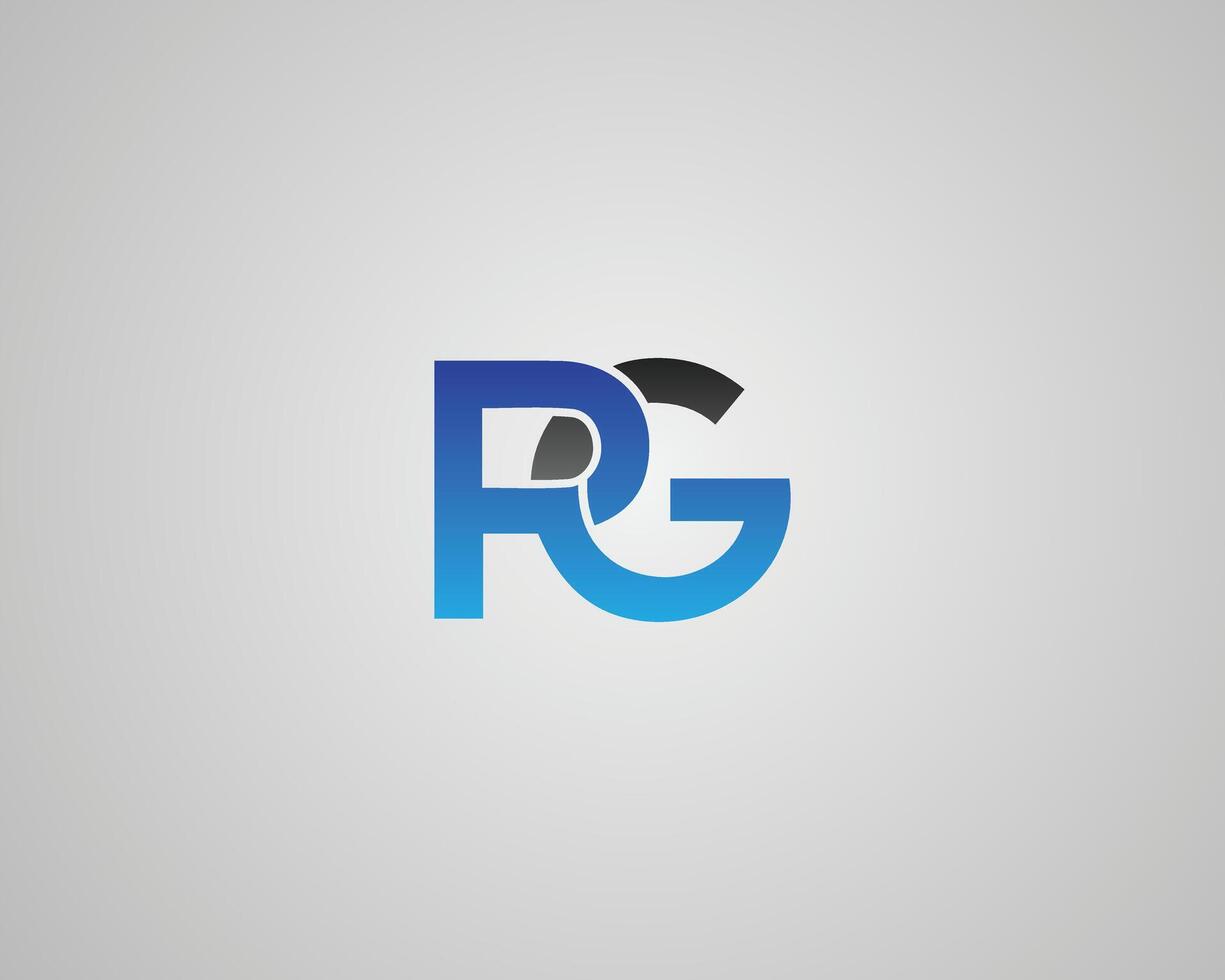 Abstract PG Letter Initial Logo Design Template vector