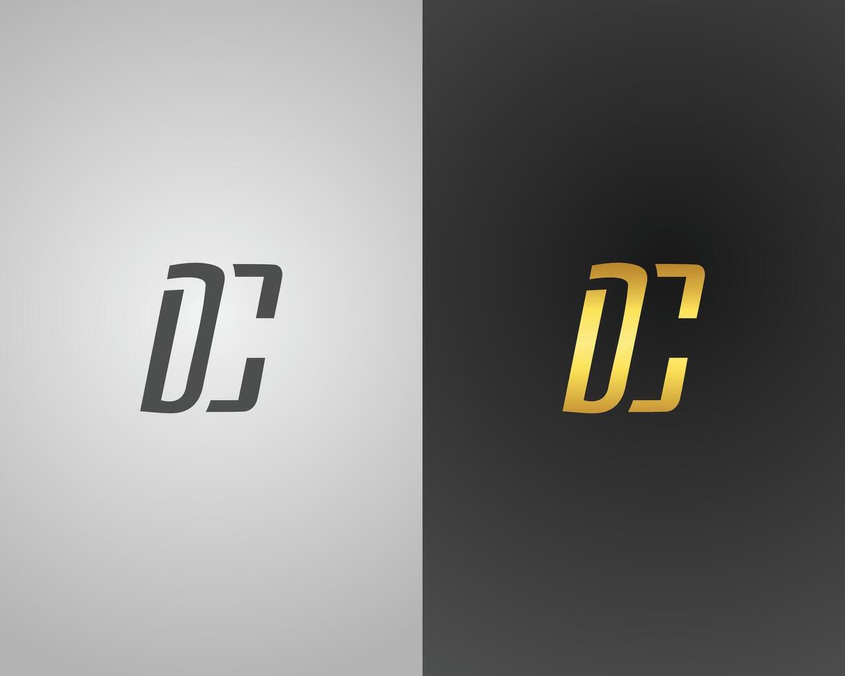 DC Letter Logo vector