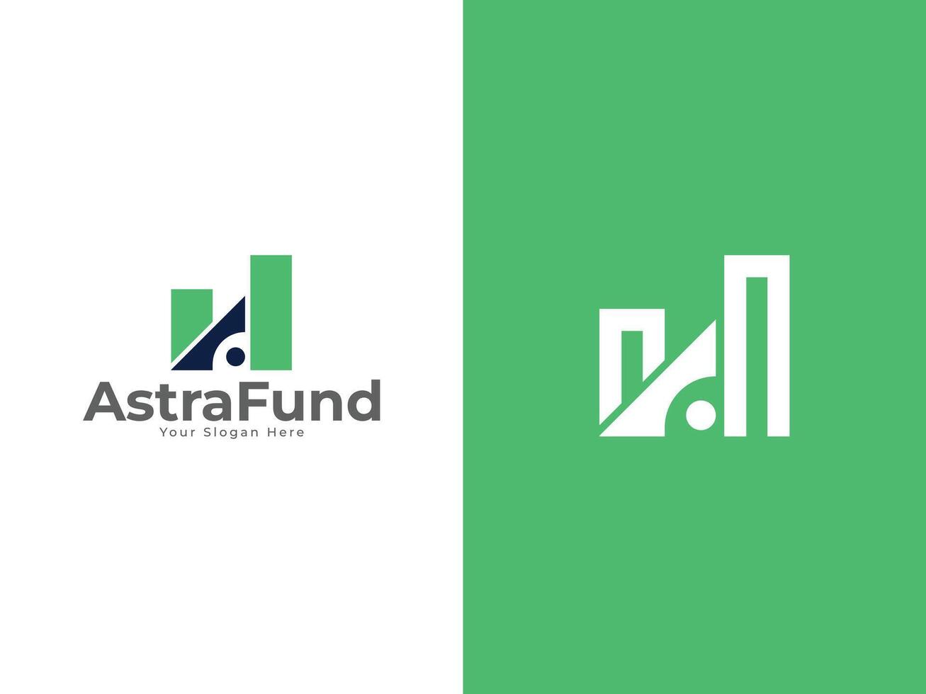 Letter A Business Logo with Chart Icon Financial Growth Logo Design Template for Branding vector