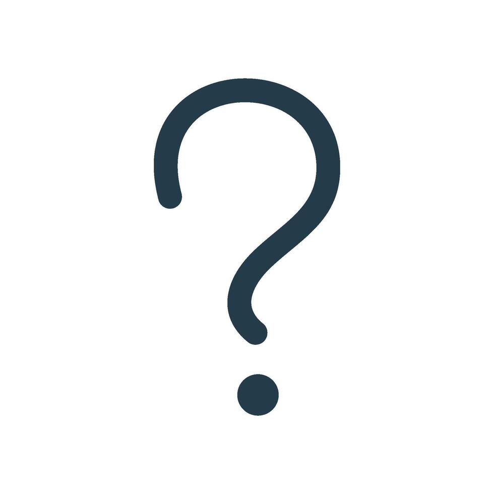 Question Mark Icon Logo Template Illustration Design. EPS 10. vector