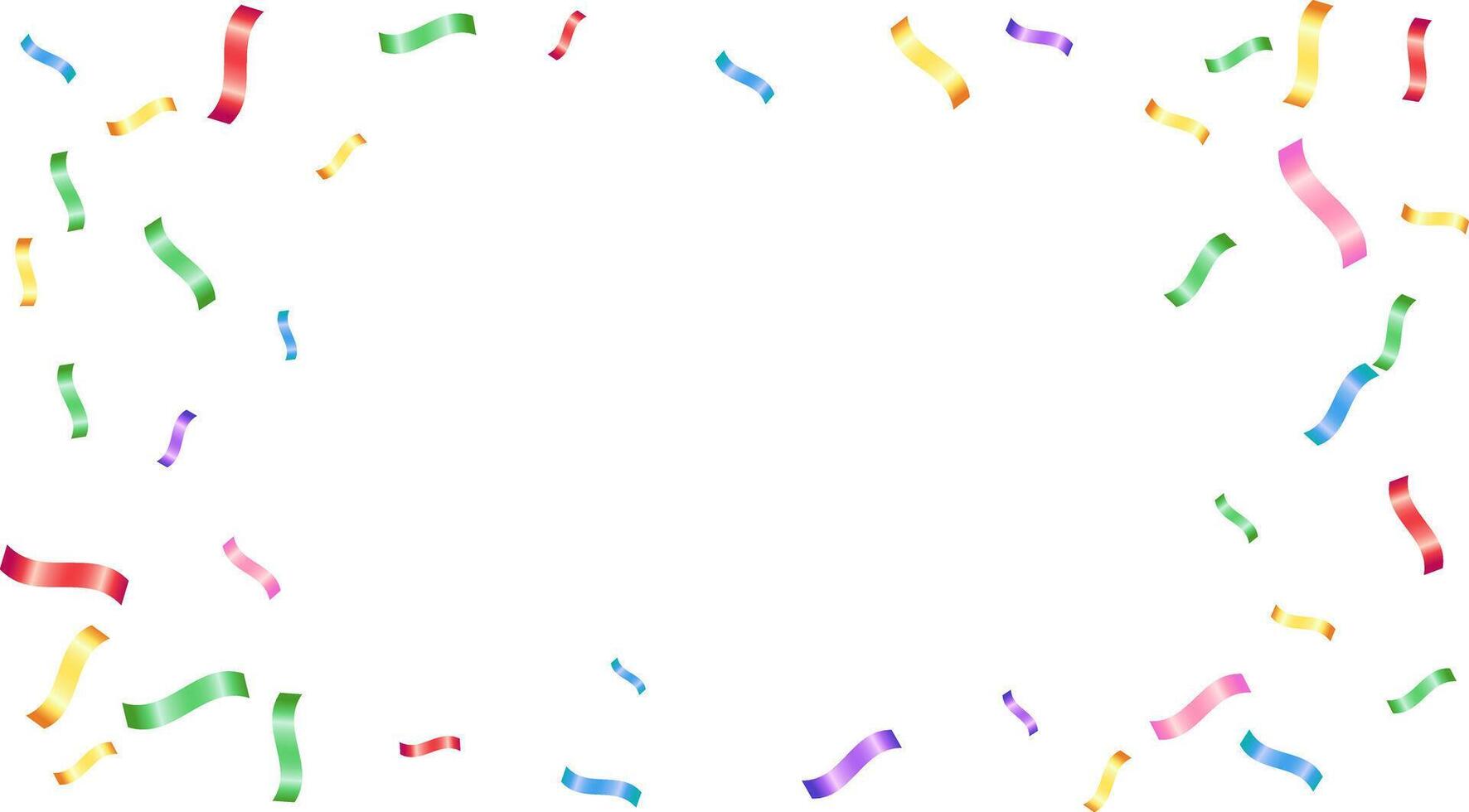 Cute frame background illustration with pastel-colored confetti celebration party design element vector