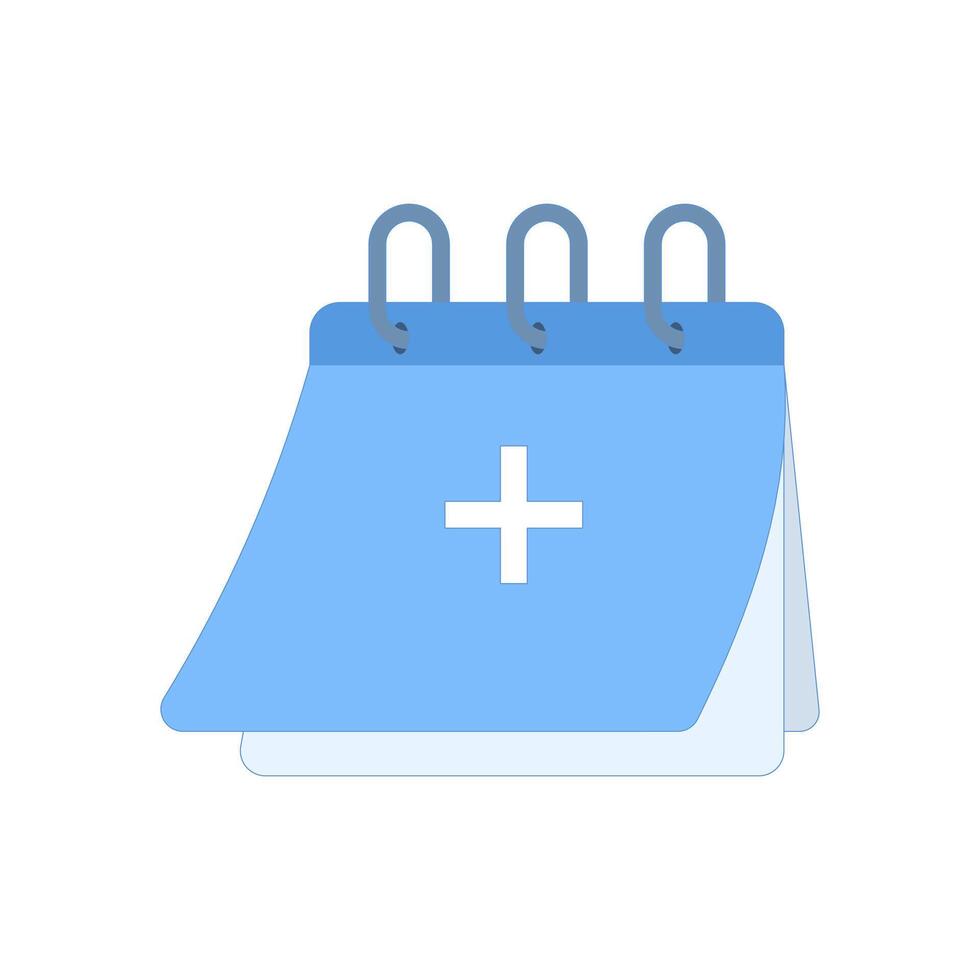 calendar with plus sign. deadline, extension, additional schedule, or extra days. business concept, productivity, scheduling, and time management. flat design illustration in the background. vector