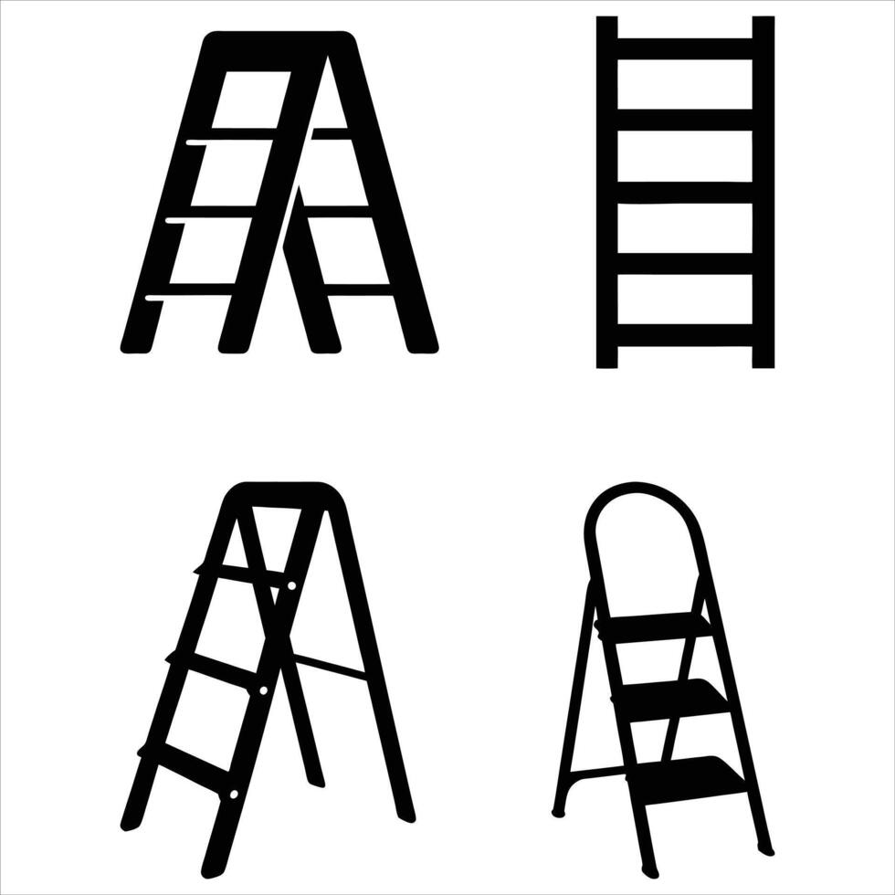Set of Silhouettes of ladder vector