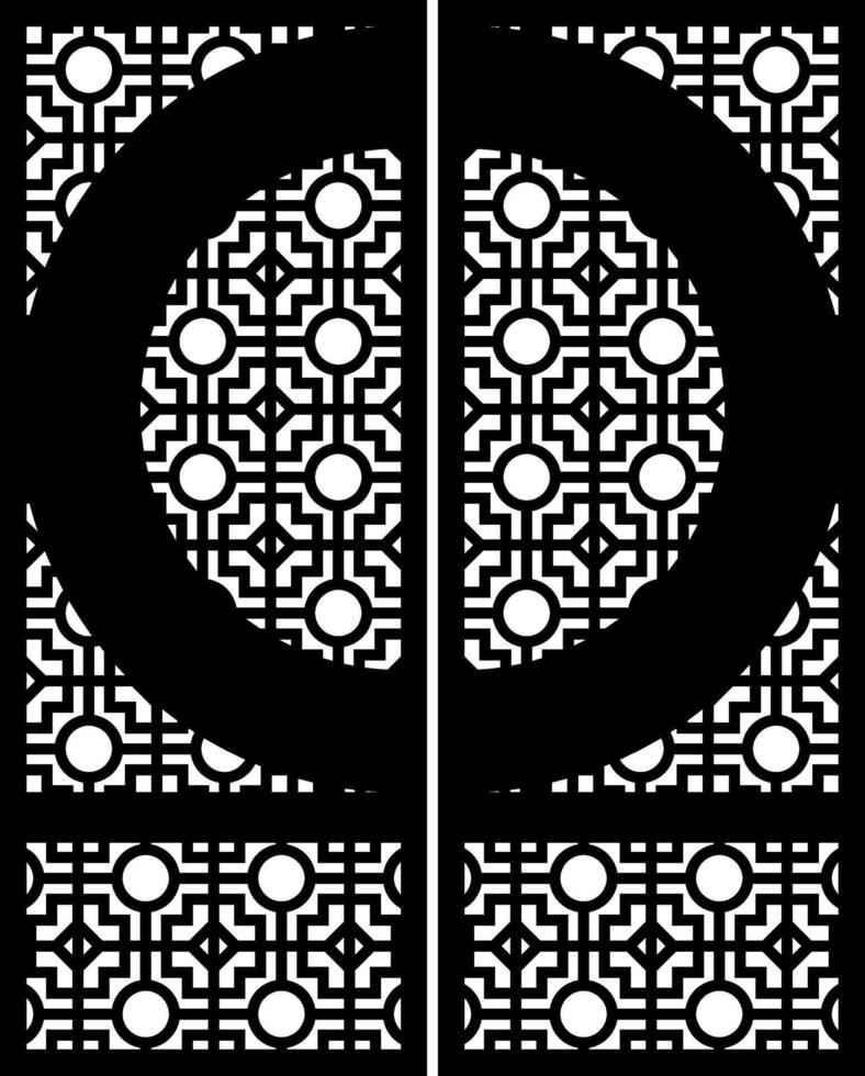 Intricate Geometric Pattern Design vector