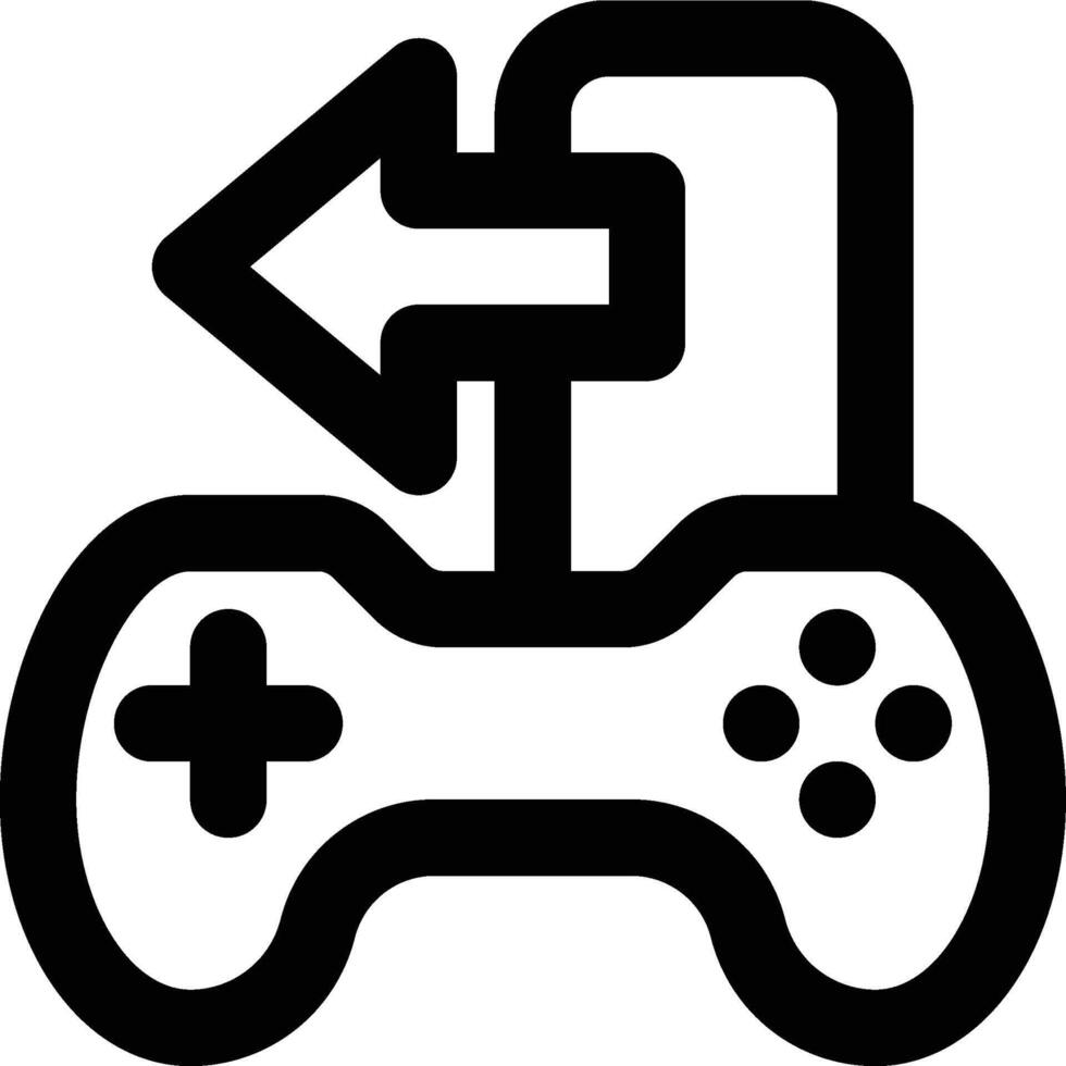 Game, Logout, Exit Outline Icon vector