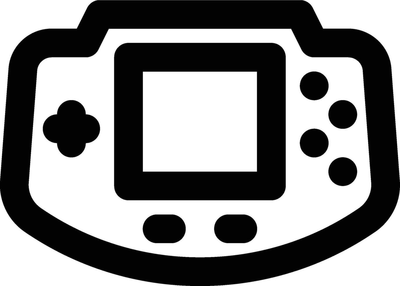 Gameboy, Game Boy, Game Console Outline Icon vector