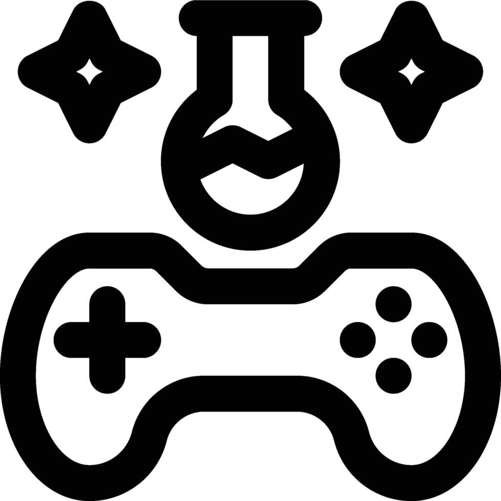 Magic Potion, Mana Potion, Spells Outline Icon vector