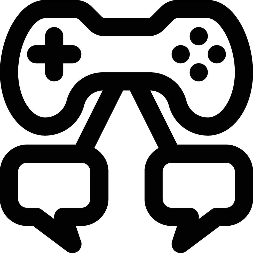 Dialogue Tree, Conversation Tree, Game Mechanics Outline Icon vector