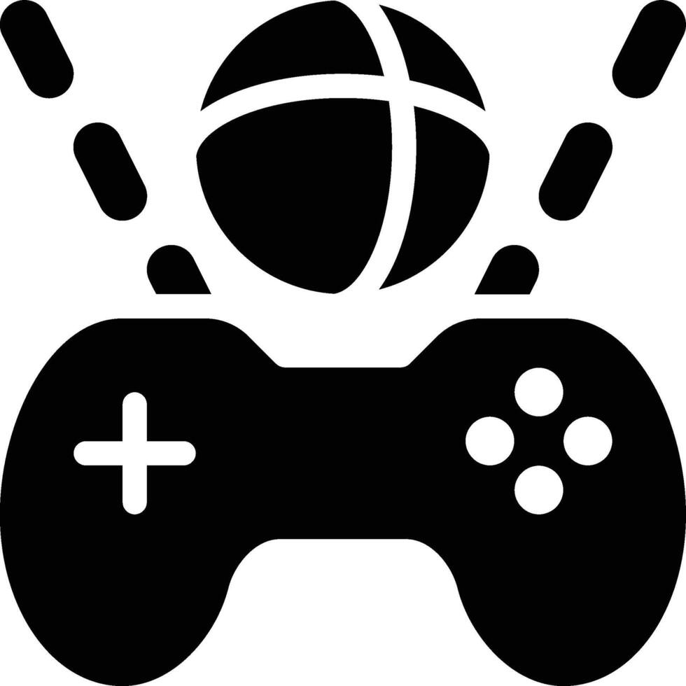 Augmented Reality, Virtual Reality, Game Glyph Solid Icon vector