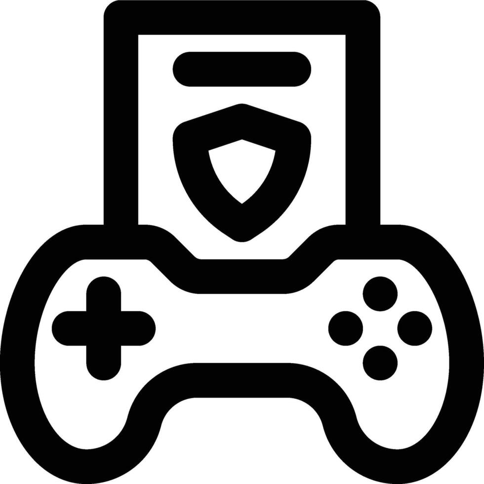 Privacy Policy, Game Rules, Game Policy Outline Icon vector