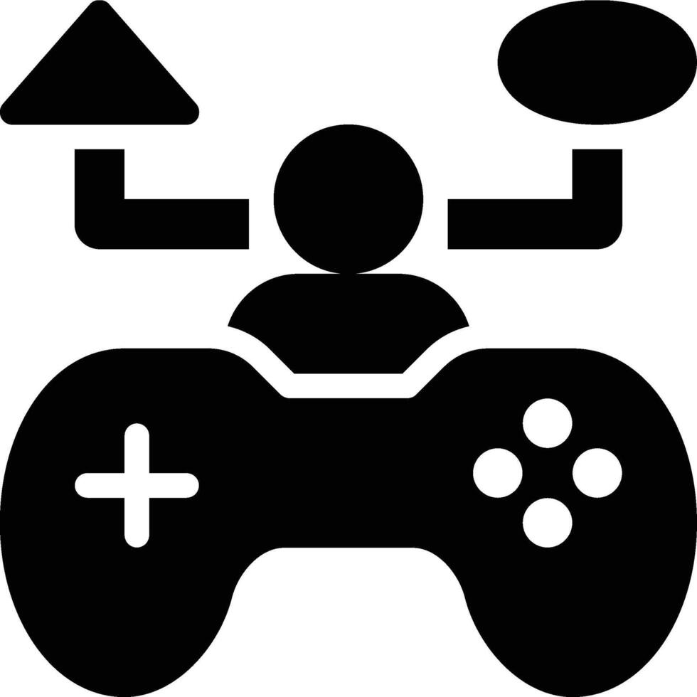 Game Experience, Gaming Experience, Game Glyph Solid Icon vector